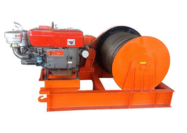 وینچ کارخانه تریلر قدرت موتور دیزلی با سرعت متغیر قابل حمل برای کشیدن کابل