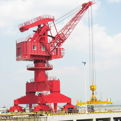کانتینر لیفت سطح Luffing Jib Crane Heavy Capacity 50Hz