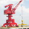 Mobile Harbor Shipyard Container Jib Luffing Dock Portal Crane 80t